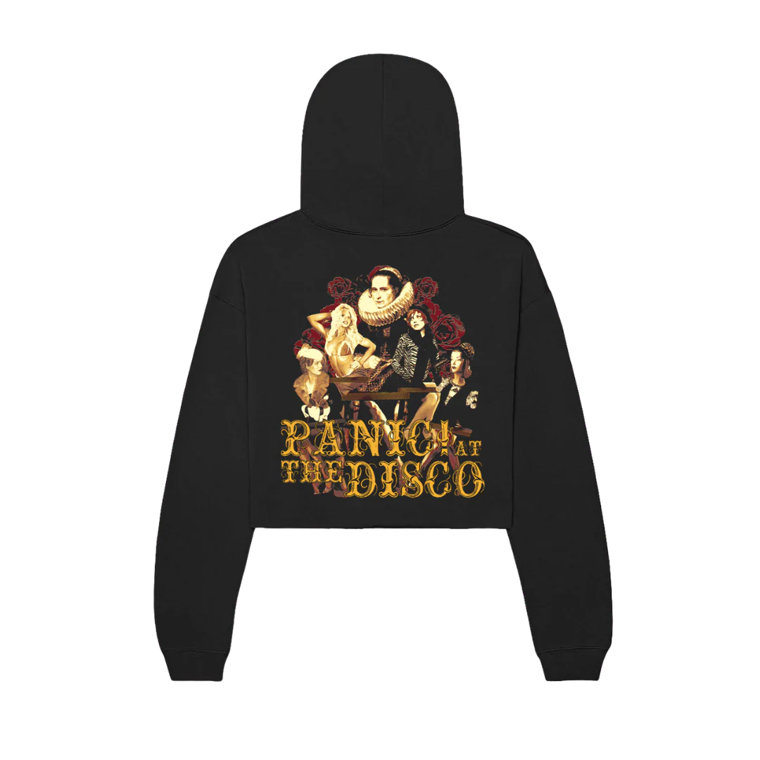 Cover Art Crop Hoodie - Image 3